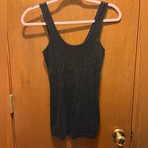 Express XS women’s sequin tank top